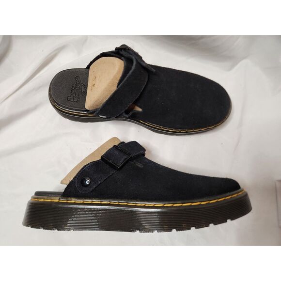 Dr. Martens Carlson Men’s 9 Black Suede Slingback